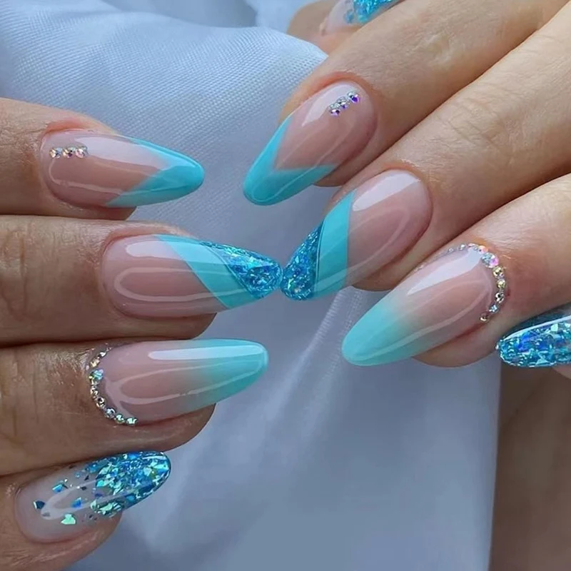 elegant almond nails
