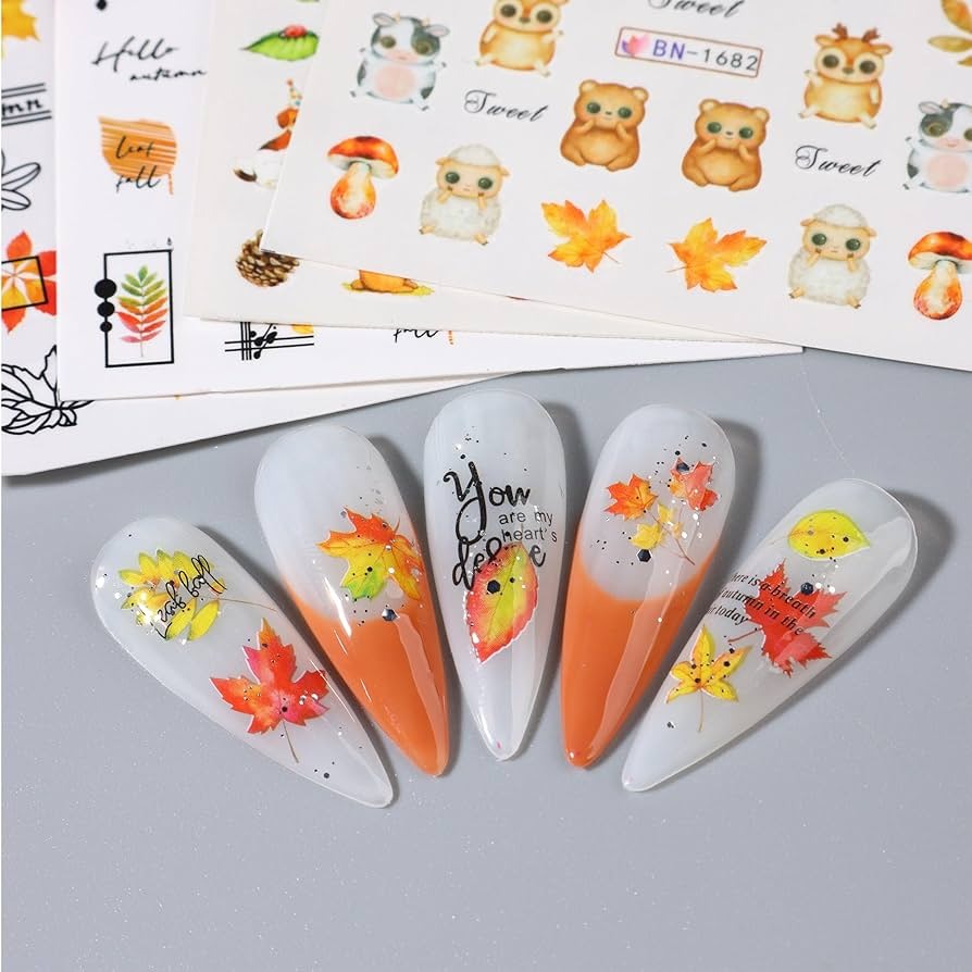 how to apply nail art stickers