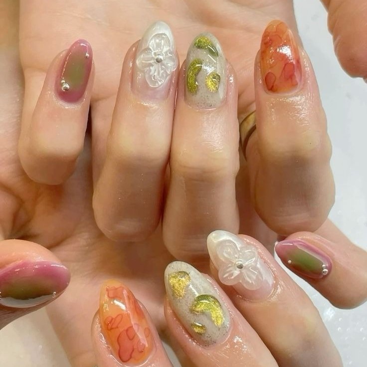 how to do 3d nail art with gel