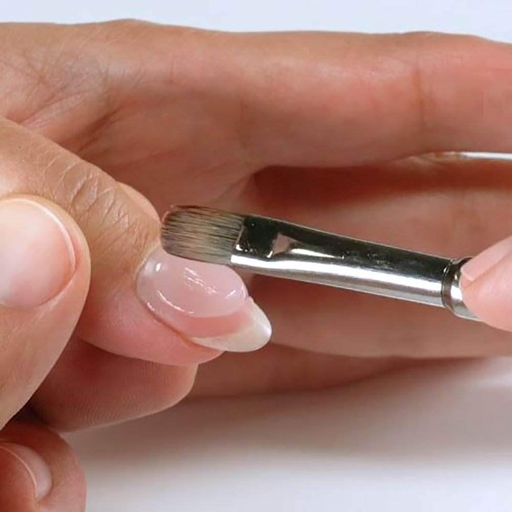 how to clean gel nail art brushes