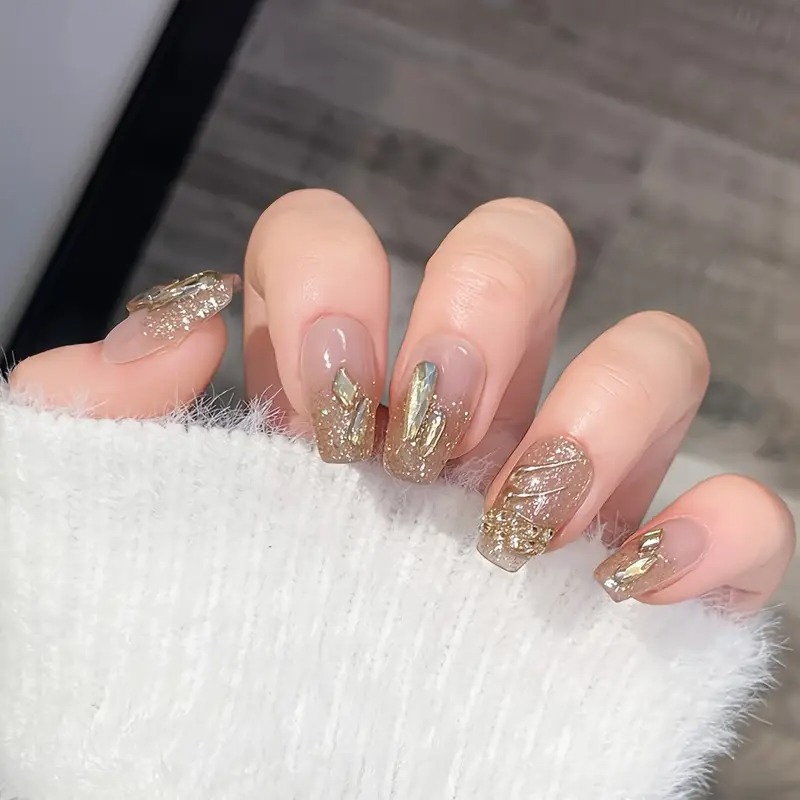 glitter rhinestones for nails