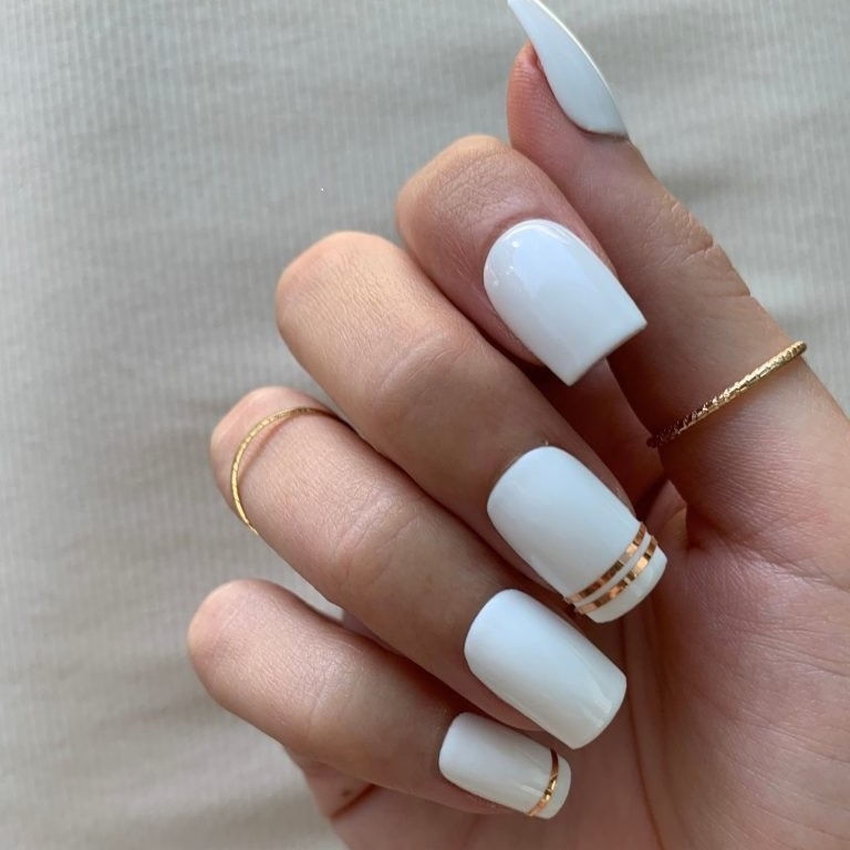 white nail designs