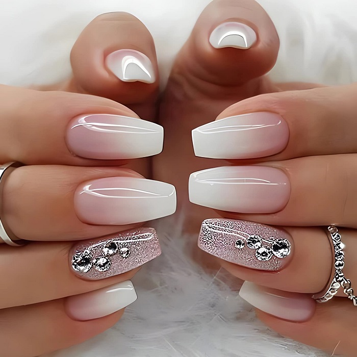 white nail designs