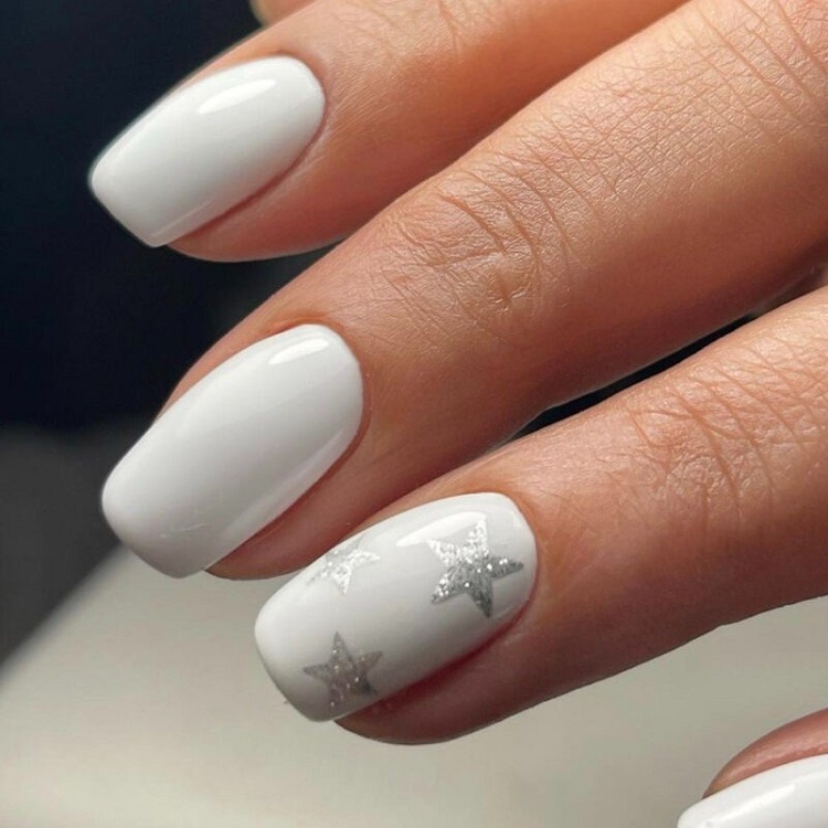 white nail designs